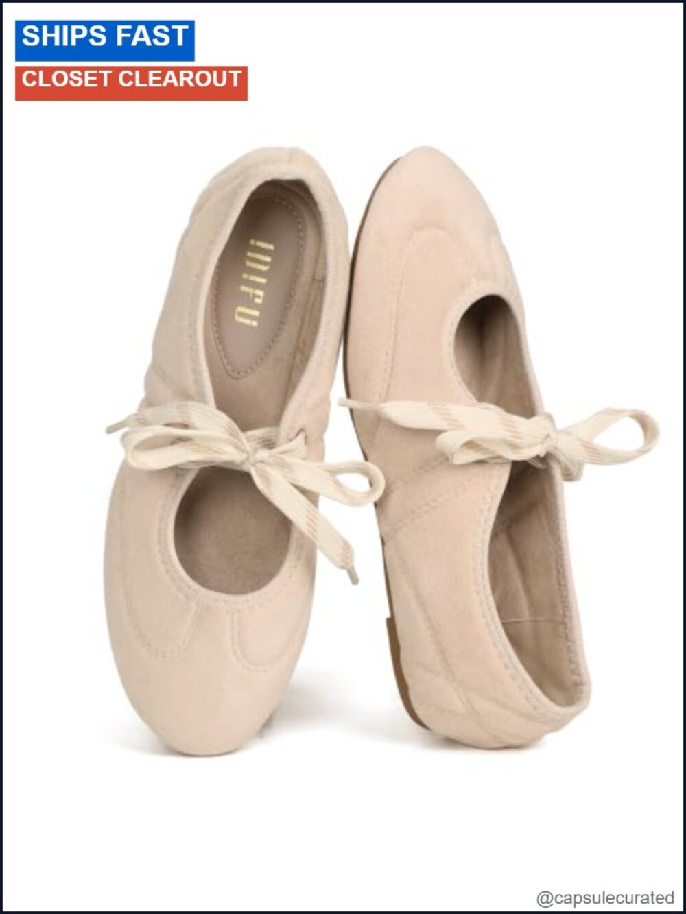 Mary Jane Ballet Flats Round Toe Lace-Up Faux Suede Comfort Shoes